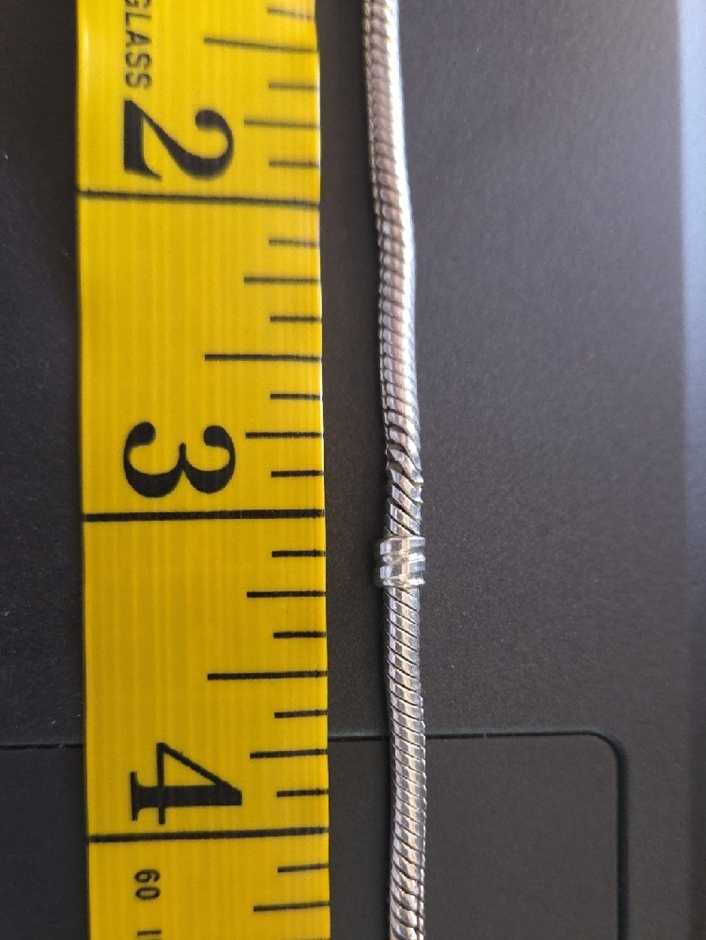 9 In Pandora Snake Chain Bracelet - Picture 2 of 4